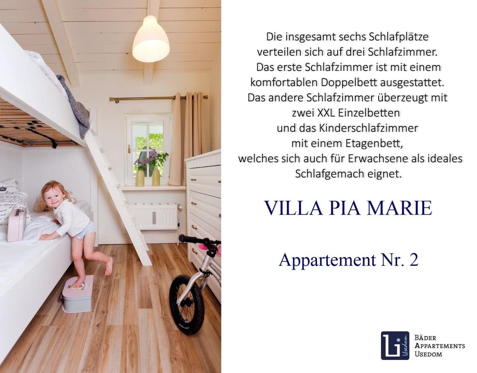 Villa Pia Marie App 2 Heringsdorf  Eksteriør bilde